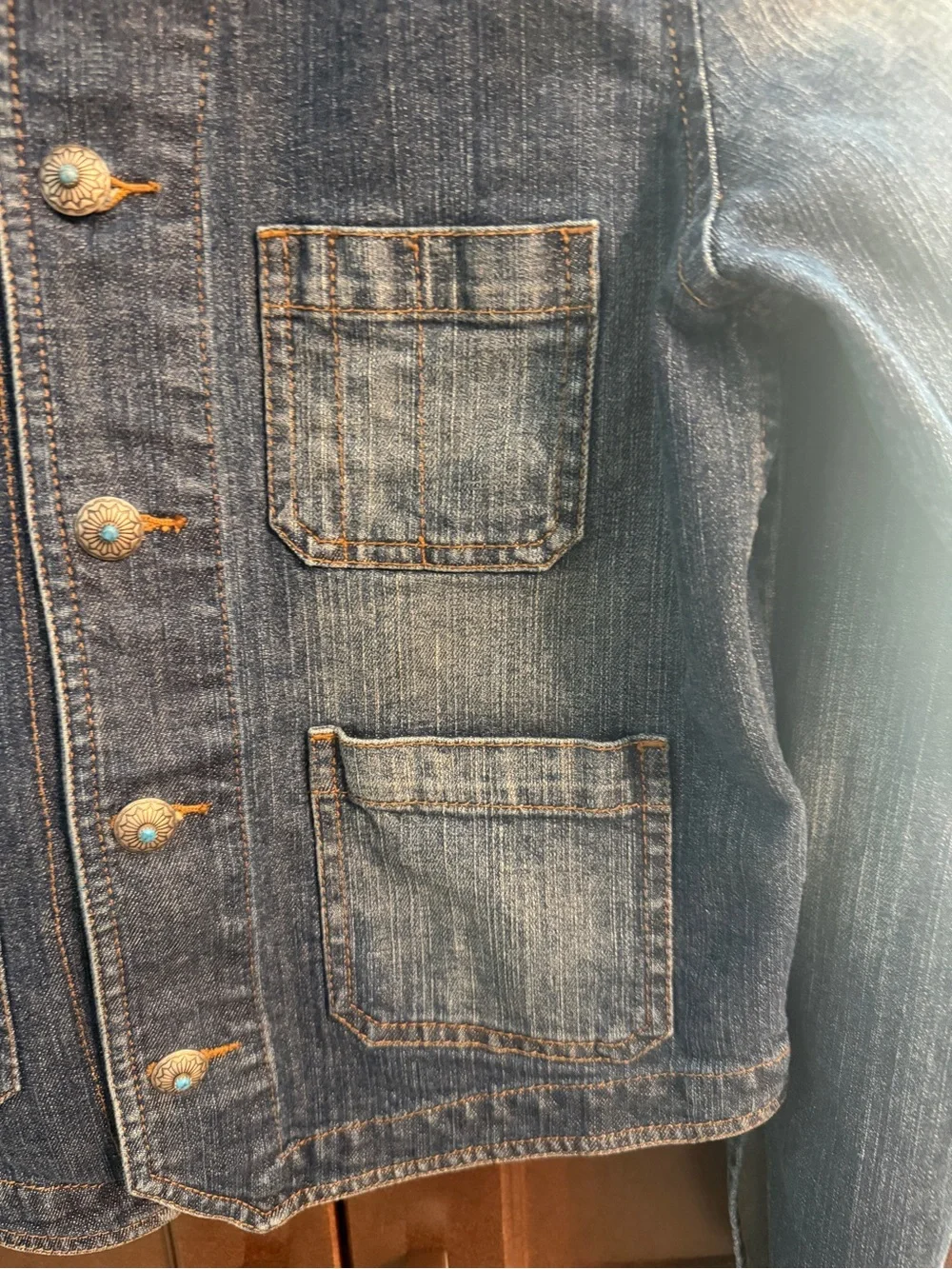 Lauren Jeans Co Ralph Lauren Denim Button-Front Jacket - Picture 9 of 13
